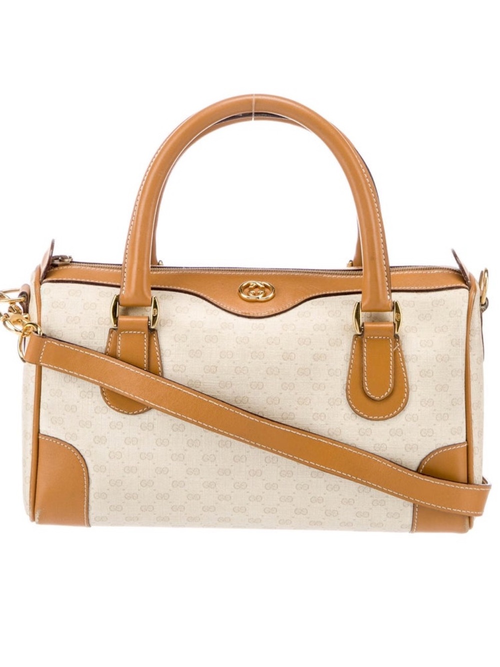 Vintage Micro GG Boston Bag